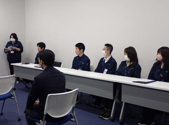 入社式の様子(長野)